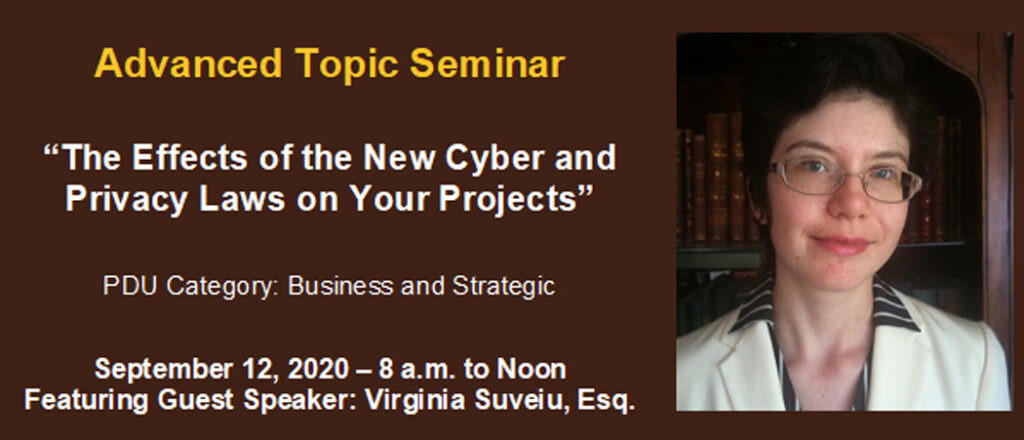 Advanced Topic Seminar presenter Virginia Suveiu, Esq